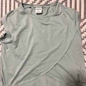 light teal gymshark athletic tshirt